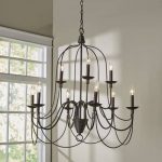 Gaines 9-Light Candle Style Tiered Chandelier | Country chandelier .