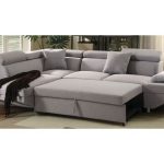 Acme Furniture Living Room Jemima Sectional Sofa With Sleeper .