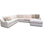 GALLERY FURNITURE CUSTOM CONTEMPORARY SAND SECTIONAL - SOFA .