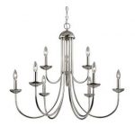 Giverny 9-Light Candle Style Classic / Traditional Chandelier .