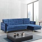 Buy Gerwyn Right Facing Convertible Sectional Sofa Velvet .