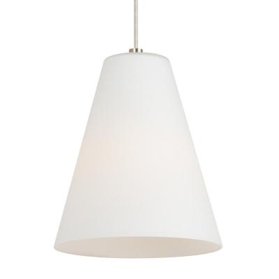 LBL Lighting Mati 7.5 in. W x 8.9 in. H 1-Light Matte White Etched .