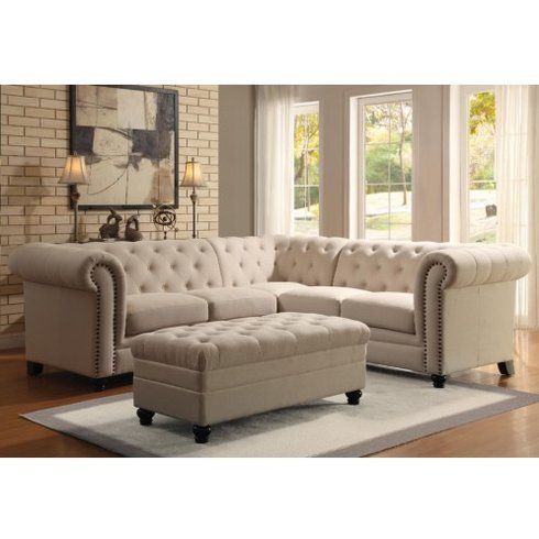 Halifax Sectional Sofa - dealepic | Tufted sectional sofa, Living .