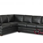 Halifax Leather Stationary True Sectional by Savvy is Fully .