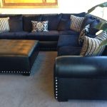 Navy Blue Leather Sectional Sofa | Home Furniture Design | Leather .
