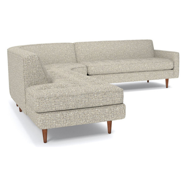 Apt2B Monroe 3-Piece Sectional Sofa, Straw, Chaise on Left from .