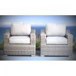 Sol 72 Outdoor Dayse Patio Chair with Cushions Frame Colour: Grey .