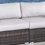 Sol 72 Outdoor Dayse Loveseat with Cushions | Wicker patio .