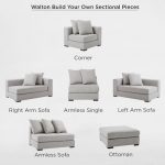 Build Your Own - Walton Sectional Pieces in 2020 | Sectional sofas .