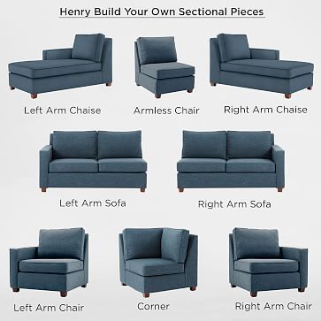 Individual Piece Sectional Sofas