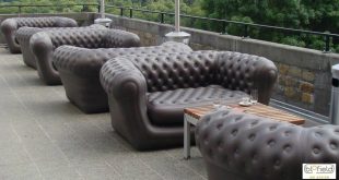 Inflatable Loveseat... or a Chesterfield Style Sof