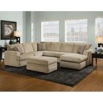 American Furniture 6800 Sectional Sofa with Right Side Chaise .