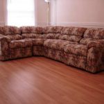 Beautiful Tapestry Sectional Sofa with 2 Incliners for Sale in .