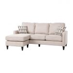 Nova Sectional Sofa Chaise in Gray | Jerome's Furniture .