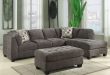 Gray Sectional Sofa | Chenille Sectional Sofa with Chaise | Jerome