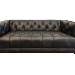 Restoration Hardware 6' Savoy Tufted Leather Sofa • The Local Vau