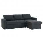 MARIAGER Interchangeable Sectional Sofa Bed With Storage (Dark .
