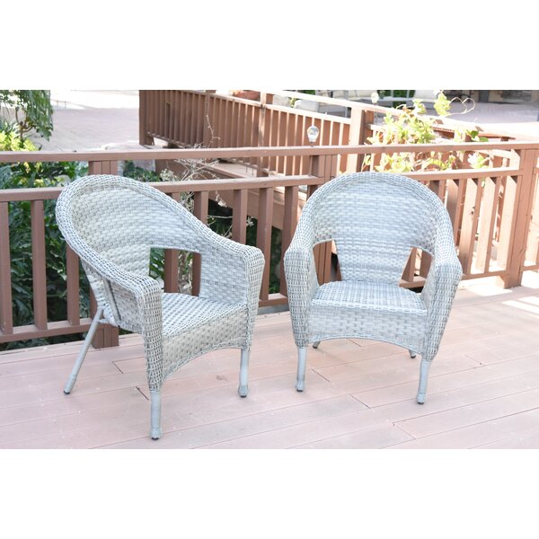Alcott Hill Kentwood Resin Wicker Patio Chair without Cushion .