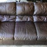 Dark brown leather couch | Couches & Futons | Kitchener / Waterloo .