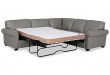 Furniture Orid 2-Pc. Leather "L"-Shaped Full Sleeper Sectional .
