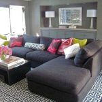 Charcoal l shaped sofa | Grey sectional sofa, Home living room, Ho