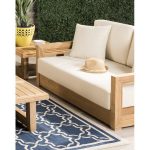 Lakeland Teak Patio Sofa with Cushions in 2020 | Teak patio .