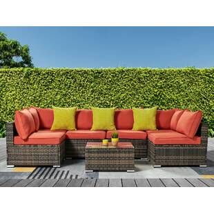 Mistana Lavina Outdoor Patio Daybed with Cushions | Wayfair .