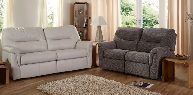 Mix and Match Leather and Fabric Sofas | Sofas for small spaces .