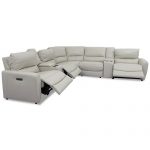 Furniture Danvors 7-Pc. Leather Sectional Sofa with 3 Power .