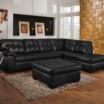 Pottery Barn Style Leather Sectional And Cocktail Ottoman – $1199 .