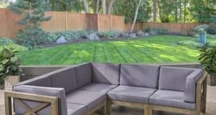 Lorentzen Patio Sectional with Cushions | Patio sectional, Used .
