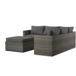 Modern & Contemporary Outdoor Sectional With Ottoman | AllMode