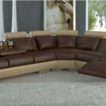 Tone Leather Sectional Sofas with Recliners - Modern - Living Room .