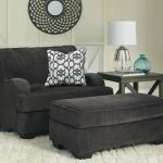 The Charenton Charcoal Sofa, Loveseat, Chair and a Half, Ottoman .