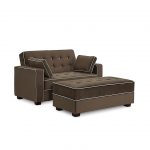 Sealy® Belize Convertible Loveseat and Ottoman with Storage in .