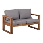Lyall Loveseat with Cushion | Love seat, Patio loveseat, Outdoor .