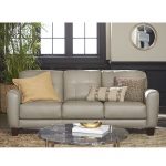 Furniture Kaleb Tufted Leather Sofa Collection, Created for Macy's .
