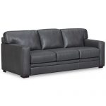 Furniture Avenell 87" Leather Sofa, Created for Macy's & Reviews .