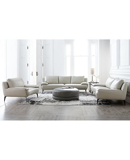 Furniture Surat Leather Sofa Collection, Created for Macy's .