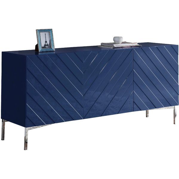 Malcom 64" Wide Birch Wood Sideboard | Mobilier de salon, Mobilier .