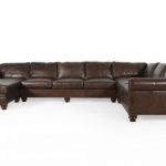 HR-IL8813/3PC - Henredon Leather Sectional | Mathis Brothers .