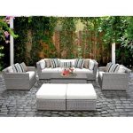 Rosecliff Heights Meeks 8 Piece Sofa Seating Group with Cushions .