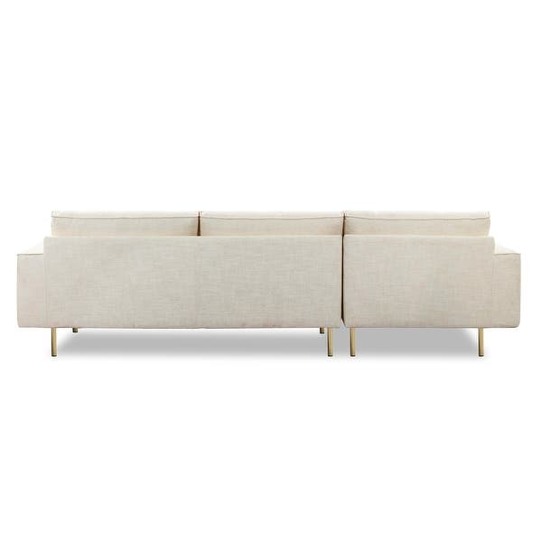 Shop Miami Left Sectional Sofa in Alabaster White - On Sale .