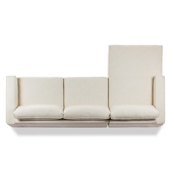 Shop Miami Left Sectional Sofa in Alabaster White - On Sale .