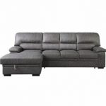 Michigan 2-Pc Dark Gray LAF Sectional with Pull-Out Bed by .