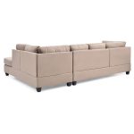 Shop Gallant Microsuede Sectional Sofa - Overstock - 319189