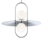 Eurofase Millbrook 10-Watt Chrome Chandelier Integrated LED with .