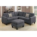 Andover Mills Pawnee 84" Symmetrical Sectional with Ottoman .