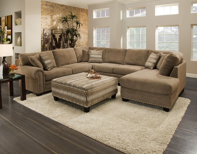 HOM Furniture | Oates-3-Piece-Sectional | Furniture Stores in .