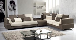 Modern Brown Microfiber Sectional Sofa - Shop for Affordable Home .